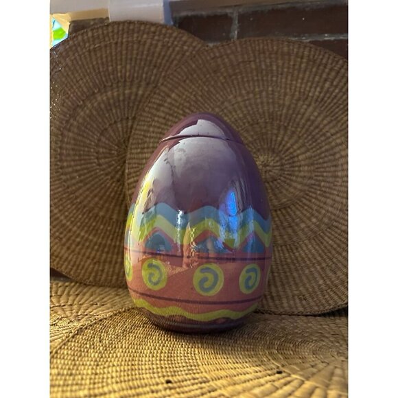 Easter Egg ceramic vase candy holder - Picture 1 of 7